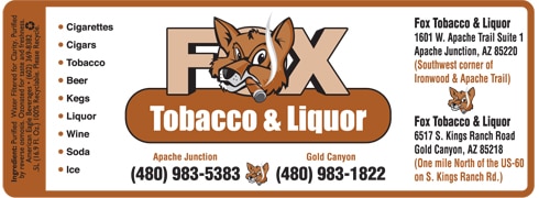 Custom water bottle label example