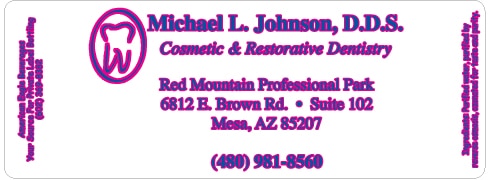 Custom water bottle label example