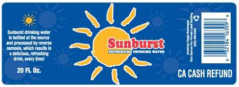 Custom water bottle label example