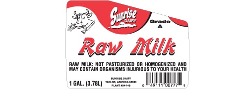 Custom water bottle label example