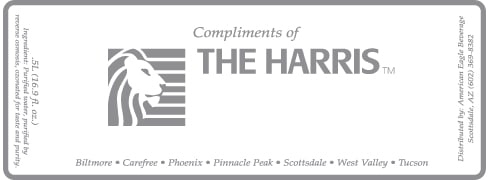 Custom water bottle label example