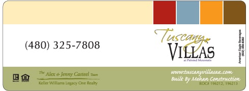 Custom water bottle label example